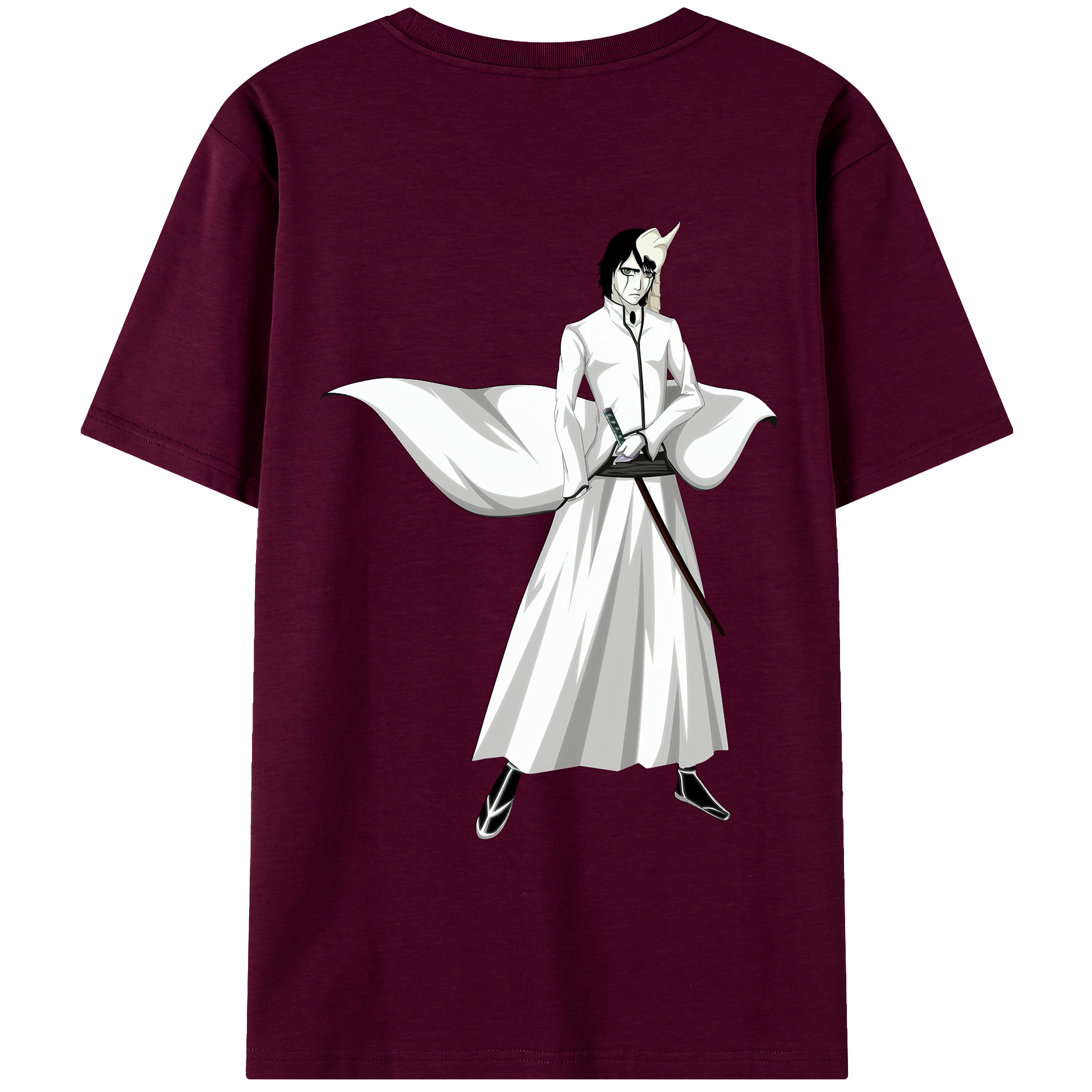 （画像用） ブリーチ ウルキオラ·シファー BLEACH Ulquiorra cifer レディース半袖Tシャツ(バックプリント)